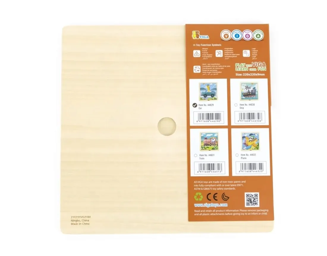 viga-44629-puzzle-na-podkladce-9-elementow-auto-stan-nowy