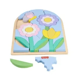 fisher-price-drewniane-puzzle-kwiaty
