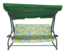 hustawka-ogrodowa-siedzisko-textylina-2x1-wzor-liscie-palmy