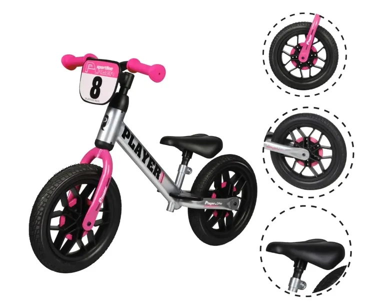 qplay-rowerek-biegowy-player-pink-stan-nowy-marka-milly-mally