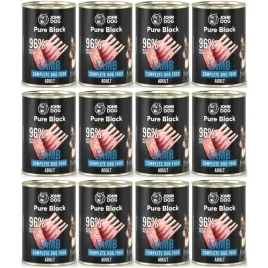 karma-mokra-dla-psa-john-dog-pure-black-jagniecina-zestaw-12x400g
