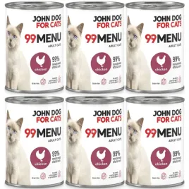 karma-mokra-dla-kota-john-dog-99-menu-adult-kurczak-zestaw-6x400g