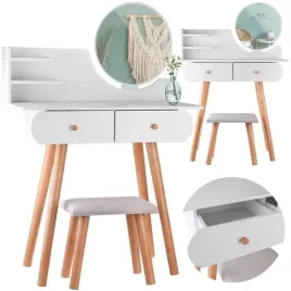 biala-toaletka-z-lustrem-taboret-szuflady-styl-skandynawski-za4820