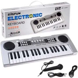 organy-mini-keyboard-37-klawiszy-mikrofon-srebrny-in0183