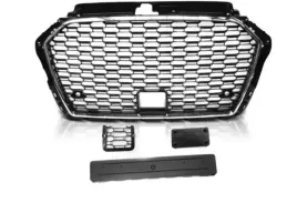 grill-audi-a3-8v-17-rs3-style-chrome-black