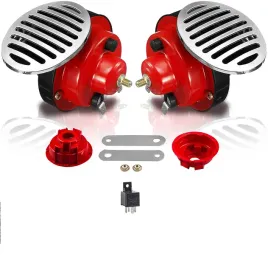 sygnal-2-tonowy-slimak-czarno-czerwony-2szt