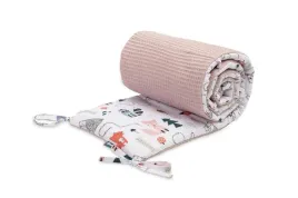 ochraniacz-do-lozeczka-wafel-liski-rozowy