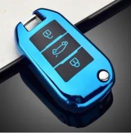 pokrowiec-na-kluczyk-do-peugeot-niebieski