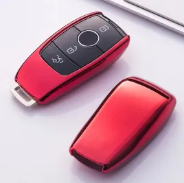 pokrowiec-na-kluczyk-do-mercedes-keyless-czerwony
