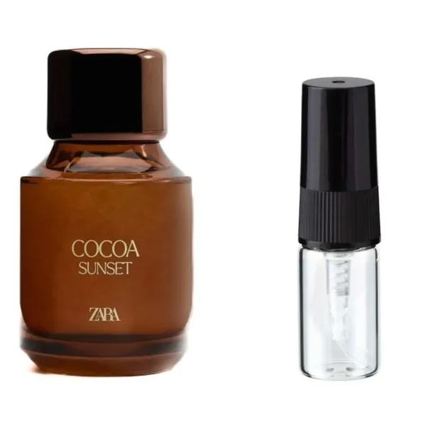 Zara Cocoa Sunset próbka 2 ml spray czekolada wanilia bita śmietana