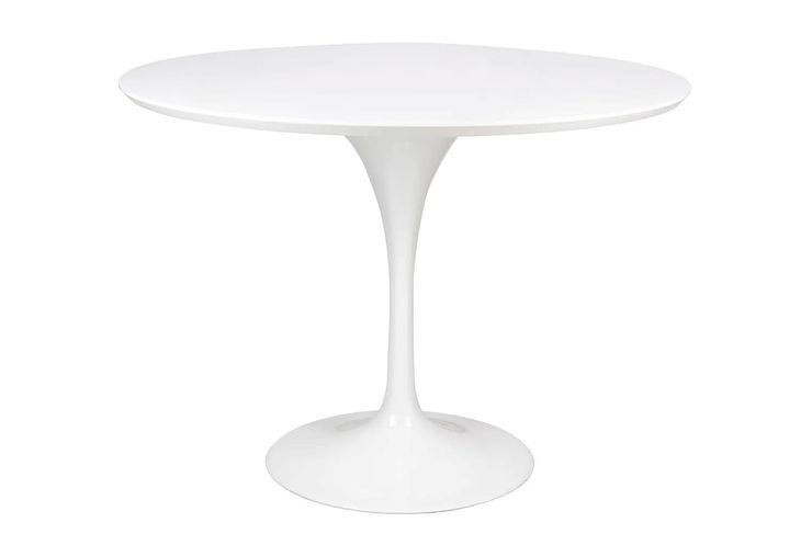 Stół TULIP PREMIUM 100 biały  - MDF, metal (GT-09R.100) - King Home