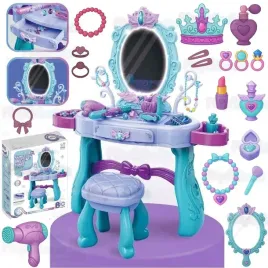 duza-toaletka-swiatelka-taboret-lusterko-akcesoria