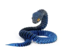 figurka-smok-waz-z-luskami-3d-fantasy-kolorowa-dekoracja-43-cm