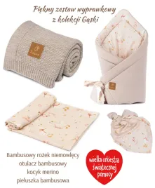 zestaw-wyprawkowy-dla-noworodka-gaski-rozek-otulacz-pieluszkakoc-merino