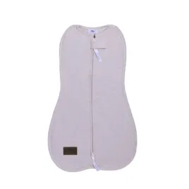 sleepee-otulacz-first-step-z-czapeczka-melanzowy-rozowy