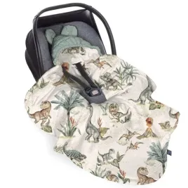 babysteps-kocyk-otulacz-do-fotelika-world-of-dinosaurs-sky-gray