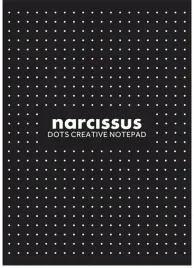 blok-a4-60k-narcisuss-kropki-czarny-6szt