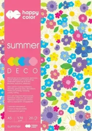 blok-a5-20k-deco-summer-170g-happy-color
