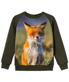 bluza-dziecieca-wadera-zielona-z-lisem-86-92