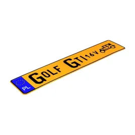 tablica-rejestracyjna-tloczona-gadzet-golf-gti-16v