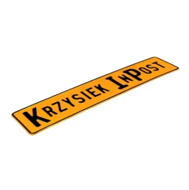 tablica-do-ramki-rejestracyjnej-krzysiek-inpost