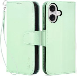 arae-etui-skorzane-z-klapka-do-iphone-16-portfel-zielone-liczi-pasek