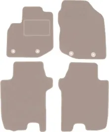dywaniki-samochodowe-welurowe-do-honda-jazz-iii-hatchback-2008-2011-bezo