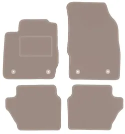 dywaniki-samochodowe-welurowe-do-mazda-2-ii-hatchback-2007-2015-bezowe