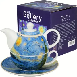 tea-for-one-porcelanowy-dzbanek-350-ml-z-filizanka-starry-night-van-gogh