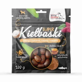 syta-micha-super-kielbaski-dla-psa-z-pstragiem-cukinia-100g