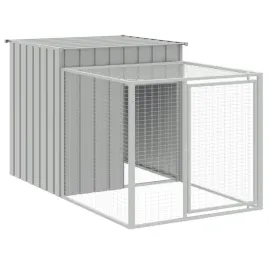 klatka-dla-kur-z-wybiegiem-jasnoszara-110-x-201-x-110-cm