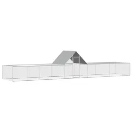 woliera-dla-drobiu-z-wodoodpornym-dachem-stal-galwanizowana-10x2x2m-sreb