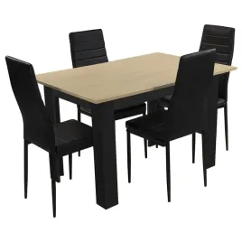 zestaw-stol-120x80-blat-jasny-dab-sonoma-nogi-czarne-4-czarne-krzesla-nicea