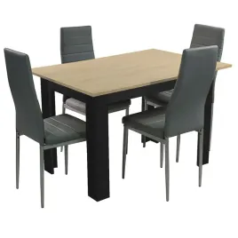 zestaw-stol-120x80-blat-jasny-dab-sonoma-nogi-czarne-4-szare-krzesla-nicea