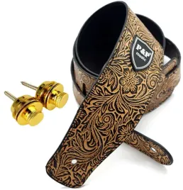 skorzany-pas-do-gitary-2-x-zaczep-strap-lock-pasek-gitarowy-jasny-braz