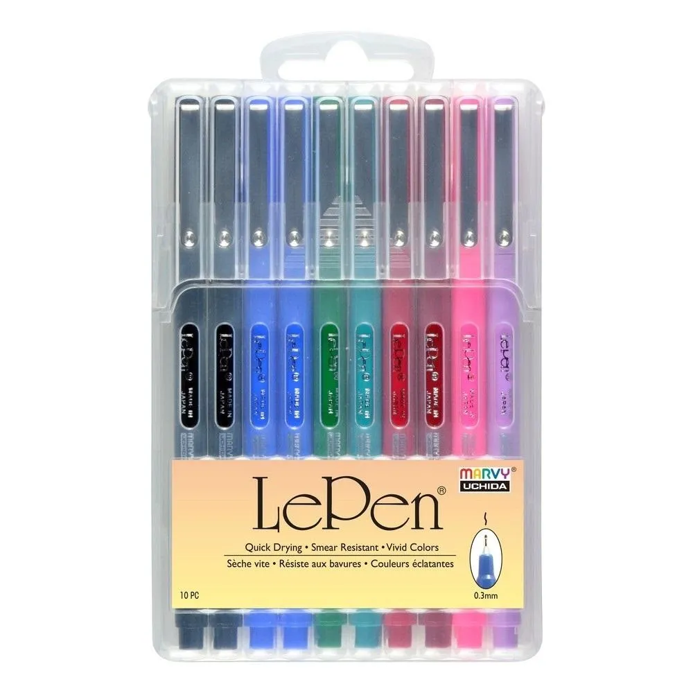 cienkopis-lepen-basic-10szt-uchida