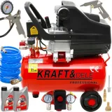 kompresor-olejowy-sprezarka-24l-9-bar-gratis-zestaw-6w1-2x-olej-1l-marka-kraftanddele-stan-nowy