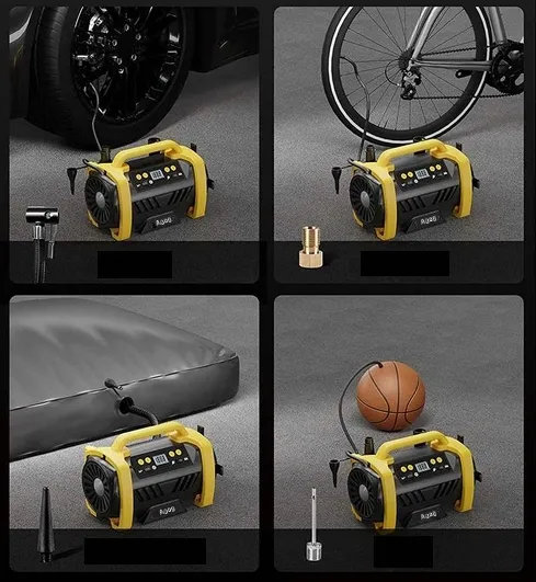 kompresor-samochodowy-12v-230v-sprezarka-przenosna-bezolejowy-pompka-zestaw-kod-producenta-p6-pompka-sprezarka-kompresor-wydajny-35l-min