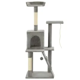 drapak-dla-kota-z-rampa-i-domkiem-szary-120-cm-50x50-cm