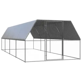 klatka-dla-drobiu-ze-stali-galwanizowanej-3x8x2m-srebrna-z-wodoodpornym-d