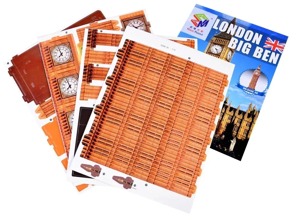 puzzle-3d-30-elementow-londyn-big-ben-za3802