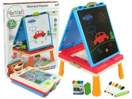 tablica-3w1-magnetyczno-kredowa-stolik-do-gier-niebieska