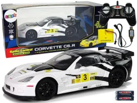 auto-sportowe-wyscigowe-r-c-1-18-corvette-c6-r-bialy-2-4-g-swiatla