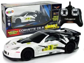 auto-sportowe-wyscigowe-r-c-1-24-corvette-c6-r-bialy-2-4-g-swiatla