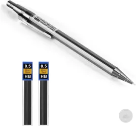 metalowy-olowek-mechaniczny-05mm-wklady-wymienne-hb-zestaw-do-szkicowania