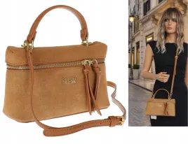 torebka-damska-zamszowa-kuferek-listonoszka-mala-na-ramie-cc905-brazowa