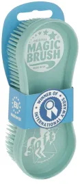 szczotka-dla-konia-magic-brush-soft-turkusowa