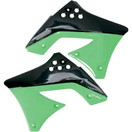 ufo-oslony-chlodnicy-kawasaki-kxf-250-09-11-kolor-oem-czarny-zielony