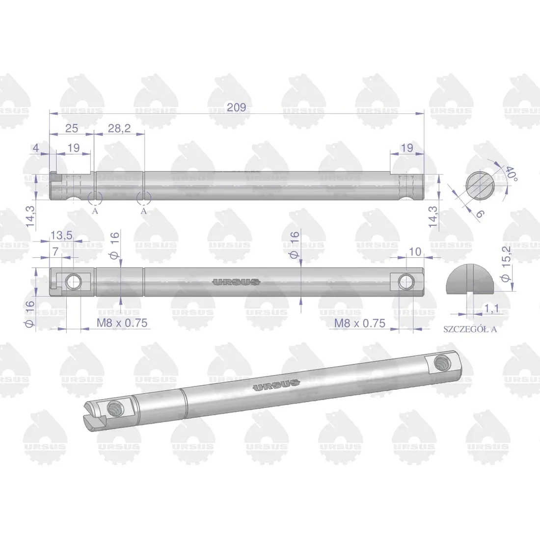walek-dekompresatora-c-330-oryginal-ursus