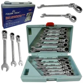 klucze-plaskie-oczkowe-z-grzechotka-kute-crv-12-el-lamane